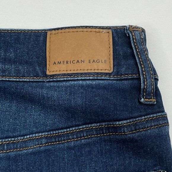 American Eagle Next Level Stretch Hi Rise Mini Skirt Raw Hem NEW - Picture 8 of 11